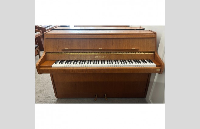 Bentley Satin Teak 108 Upright Piano, Used - All Inclusive Premium Package (SN:137488) - Image 1